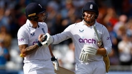 Stokes and Bairstow during England's 2nd Test against New Zealand.&nbsp;