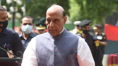 Defence minister Rajnath Singh’s UK visit is a follow-up to UK Prime Minister Boris Johnson’s trip to India in April for a summit with PM Narendra Modi (HT Photo/Arvind Yadav) Defence minister Rajnath Singh’s UK visit is a follow-up to UK Prime Minister Boris Johnson’s trip to India in April for a summit with PM Narendra Modi (HT Photo/Arvind Yadav)