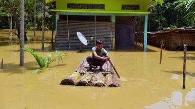 Several trains have been cancelled by the Northeast Frontier Railway (NFR) on June 21 due to the floods in Assam and the damage to railway properties in parts of Bihar amid protests over the Agnipath scheme. (ANI) Several trains have been cancelled by the Northeast Frontier Railway (NFR) on June 21 due to the floods in Assam and the damage to railway properties in parts of Bihar amid protests over the Agnipath scheme. (ANI)