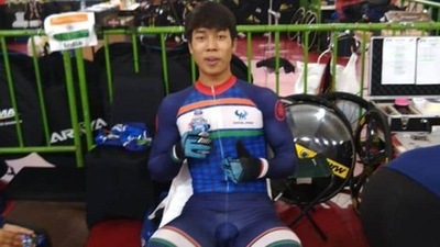 The young Indian rider had won bronze in the 1 km time trial and team sprint events. (Twitter) The young Indian rider had won bronze in the 1 km time trial and team sprint events. (Twitter)