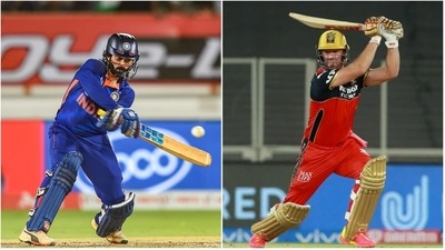 Dinesh Karthik; AB de Villiers (AP/IPL) Dinesh Karthik; AB de Villiers (AP/IPL)