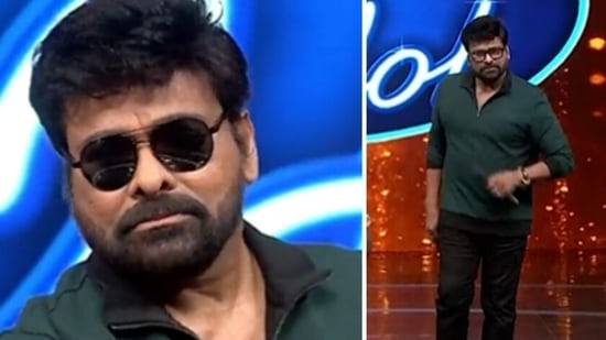 Chiranjeevi imitated Rajinikanth’s&nbsp;walk and style on Indian Idol Telugu finale.