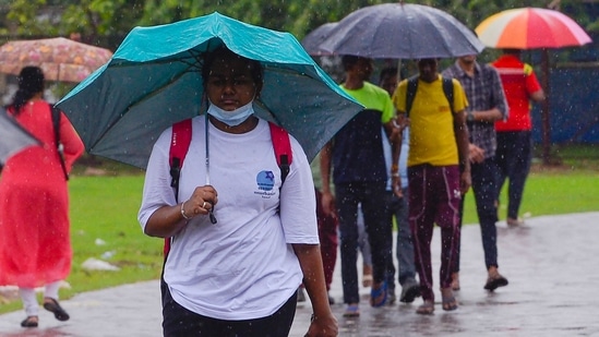 The Regional Meteorological Centre (RMC) of the India Meteorological Department (IMD) issued an Orange alert for rainfall in several parts of Maharashtra on Thursday and directed them to be prepared for the next five days.(AFP)