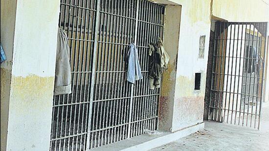 An inside view of the Tihar jail in Delhi. (HT File Photo)