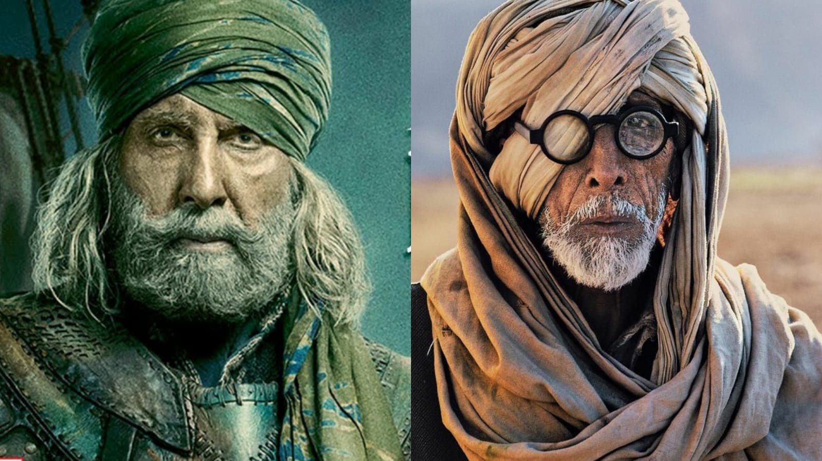 Amitabh Bachchan in a still from Thugs of Hindostan; Afghan refugee Shabuz in the Steve McCurry photo. Amitabh Bachchan in a still from Thugs of Hindostan; Afghan refugee Shabuz in the Steve McCurry photo.