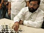 マハラシュトラの反政府勢力のリーダー、EknathShinde。 （ANI）