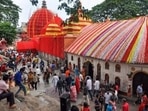 Guwahati's Kamakhya temple hosts four-day Ambubachi Mela despite floods in Assam (Twitter/pallablochandas) Guwahati's Kamakhya temple hosts four-day Ambubachi Mela despite floods in Assam (Twitter/pallablochandas)