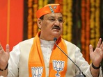 File photo of BJP president JP Nadda.(PTI ) File photo of BJP president JP Nadda.(PTI )