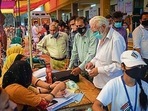 Residents arrive to cast votes during the Rajinder Nagar by-election, in New Delhi on Thursday. (Sanchit Khanna /HT photo) Residents arrive to cast votes during the Rajinder Nagar by-election, in New Delhi on Thursday. (Sanchit Khanna /HT photo)