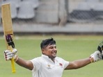 Mumbai: Mumbai batsman Sarfaraz Khan during Ranji Trophy Mumbai: Mumbai batsman Sarfaraz Khan during Ranji Trophy