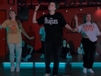 Shiloh Jolie-Pitt still image from her dance video on YouTube. Shiloh Jolie-Pitt still image from her dance video on YouTube.