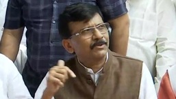 Shiv Sena's Rajya Sabha MP Sanjay Raut on Thursday, June 23, 2022. (ANI Photo)