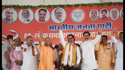 Chief minister Yogi Adityanath campaigned for the by-polls. (HT PHOTO) Chief minister Yogi Adityanath campaigned for the by-polls. (HT PHOTO)
