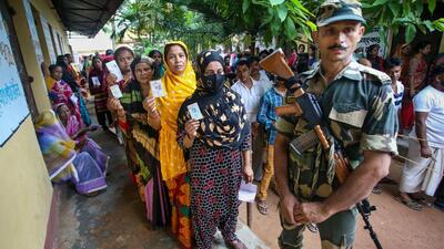 A total of 25 companies of central security forces have been deployed to maintain law and order situation during the Triprua bypolls. (PTI) A total of 25 companies of central security forces have been deployed to maintain law and order situation during the Triprua bypolls. (PTI)