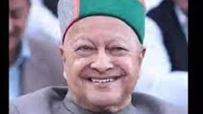 Former chief minister Virbhadra Singh’s birthday was celebrated as ‘Vikas Diwas’ in Himachal. (HT File)