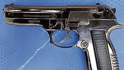 Two days after the firing incident at Bambiha Bhai village in Moga district, the district police probe on Wednesday found that a landlord had faked an attack on himself by opening fire at his residence and used the name of Canada-based gangster Goldy Brar in the wake of Sidhu Moose Wala’s killing, to get an arms licence. (HT File Photo/ Representational image) Two days after the firing incident at Bambiha Bhai village in Moga district, the district police probe on Wednesday found that a landlord had faked an attack on himself by opening fire at his residence and used the name of Canada-based gangster Goldy Brar in the wake of Sidhu Moose Wala’s killing, to get an arms licence. (HT File Photo/ Representational image)