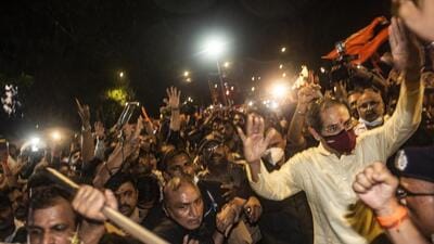 The fact that Uddhav Thackeray has repeatedly reiterated the centrality of Hindutva to the Sena is clear proof that the BJP’s line of attack has a resonance in the Sena’s rank and file. (Satish Bate/HT Photo)