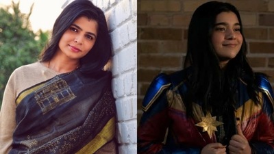 Singer Chinmayi Sripada has reacted to her song Tere Bina from the 2007 film Guru appearing in Ms Marvel. Singer Chinmayi Sripada has reacted to her song Tere Bina from the 2007 film Guru appearing in Ms Marvel.