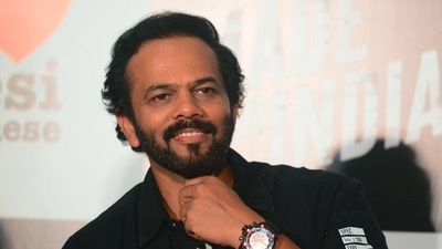 Rohit Shetty during an event in Mumbai on May 28, 2022. (Photo by SUJIT JAISWAL / AFP) (AFP) Rohit Shetty during an event in Mumbai on May 28, 2022. (Photo by SUJIT JAISWAL / AFP) (AFP)