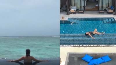 Sushmita Sen's pictures from Maldives.