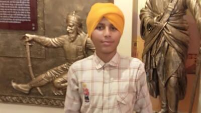 Mehakpreet Singh, 14, of Ghaduwala village in Ferozepur district.
