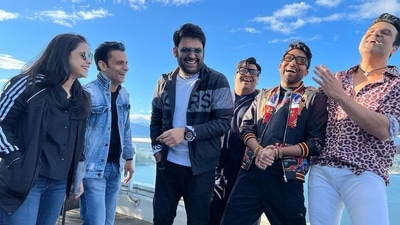 Kapil Sharma shares pictures from his Canada tour with The Kapil Sharma Live team.