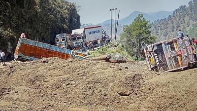 The Jammu-Srinagar national highway is the only all-weather surface link that connects Kashmir with the outside world. (PTI) The Jammu-Srinagar national highway is the only all-weather surface link that connects Kashmir with the outside world. (PTI)