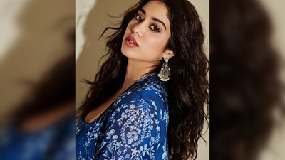 As mentioned in the official website of the clothing line, the outfit is made using earth-friendly cellulosic fibres that biodegrade back into nature. (Instagram/@janhvikapoor) As mentioned in the official website of the clothing line, the outfit is made using earth-friendly cellulosic fibres that biodegrade back into nature. (Instagram/@janhvikapoor)
