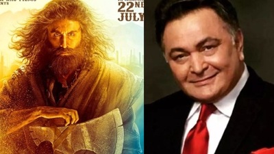 Ranbir Kapoor looks very different in the Shamshera poster and he wishes his dad were alive to watch the film. Ranbir Kapoor looks very different in the Shamshera poster and he wishes his dad were alive to watch the film.