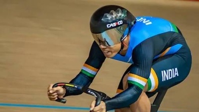 Ronaldo was India’s best bet to take on the top Asian cyclists from Malaysia, Japan and Korea (Twitter) Ronaldo was India’s best bet to take on the top Asian cyclists from Malaysia, Japan and Korea (Twitter)