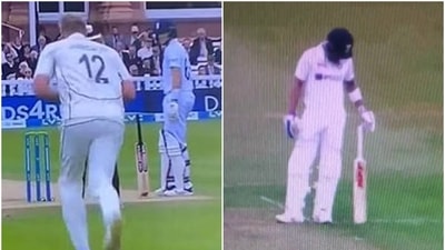 Kohli tried his hand at Root's trick