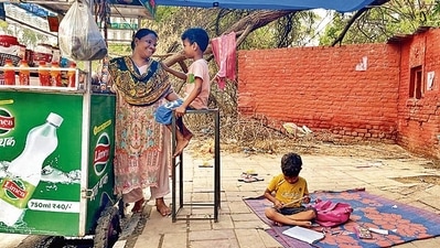 In her late 20s, the working mother describes her days as supremely hectic. (HT Photo) In her late 20s, the working mother describes her days as supremely hectic. (HT Photo)