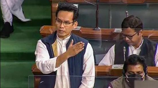 Congress MP speaks in Lok Sabha in this file image. (PTI photo)