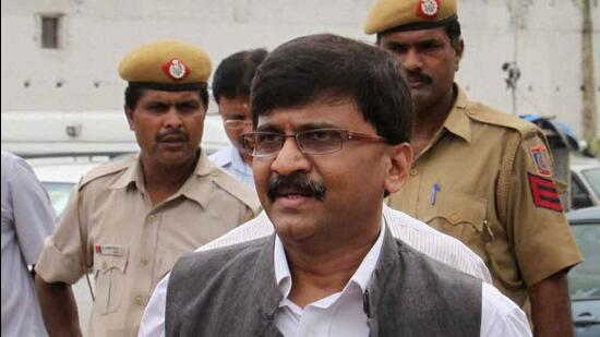 Shiv Sena leader Sanjay Raut. (HT PHOTO)