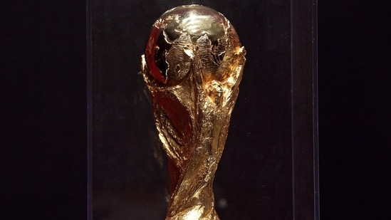 The FIFA World Cup trophy&nbsp;