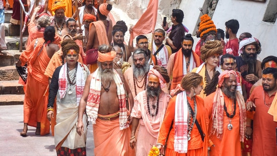 Three tented accommodations with a capacity to house around 30,000 devotees in each have been set up with toilet facilities below the hills in Pandu Port Camp, Maligaon and Old Jail Complex at Fancy Bazar, officials said.(PTI)