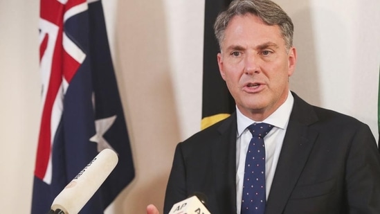 Australian deputy prime minister and defence minister Richard Marles. (AP Photo)