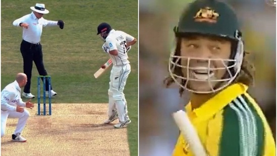 Nicholls's dismissal drew comparison to how Symonds's once fell against Sri Lanka. 