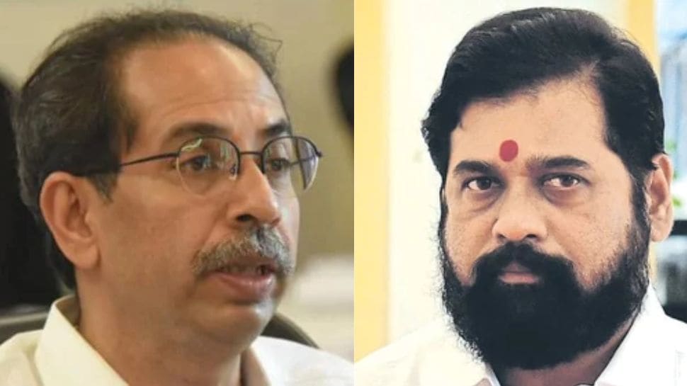 File photos of Uddhav Thackeray and Eknath Shinde.