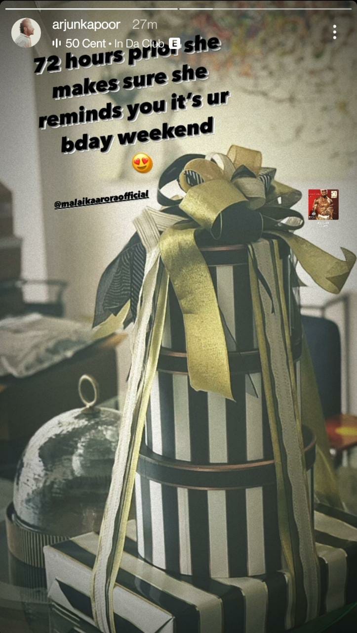 Malaika Arora sorprende a su novio Arjun Kapoor con un regalo de cumpleaños anticipado