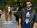 Malaika Arora and Arjun Kapoor at Mumbai airport. (Varinder Chawla) Malaika Arora and Arjun Kapoor at Mumbai airport. (Varinder Chawla)