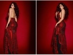 Janhvi Kapoor's impeccable fashion needs some major addressing. The Dhadak actor knows how to style and pull off different outfits and look the best in anything she dons. The recent Instagram pictures in a dazzling fierce red are proof.(Instagram/@janhvikapoor)