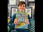 The representational image shows Jack Welsh holding the Guinness World Records 2022 book. (Instagram/@jackmasseywelsh) The representational image shows Jack Welsh holding the Guinness World Records 2022 book. (Instagram/@jackmasseywelsh)