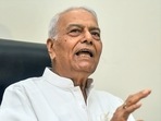 Former union minister Yashwant Sinha addresses a press conference, in New Delhi, Wednesday, June 22, 2022.