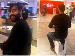 Ajay Devgn shared a video of him riding a suitcase scooter. Ajay Devgn shared a video of him riding a suitcase scooter.