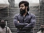 Yash in a still from KGF 2. Yash in a still from KGF 2.