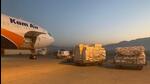 A heavy lift aircraft of the Indian Air Force was used to ferry the first consignment of relief materials while a chartered flight of Kam Air carried the second consignment of aid for Afghan people affected by the earthquake that struck early on Wednesday. (TWITTER/@MEAIndia.) A heavy lift aircraft of the Indian Air Force was used to ferry the first consignment of relief materials while a chartered flight of Kam Air carried the second consignment of aid for Afghan people affected by the earthquake that struck early on Wednesday. (TWITTER/@MEAIndia.)