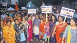 Shiv Sena workers outside Matoshree, Bandra, in support of chief minister Uddhav Thackeray on Friday. Vijay Bate/HT Photo Shiv Sena workers outside Matoshree, Bandra, in support of chief minister Uddhav Thackeray on Friday. Vijay Bate/HT Photo