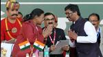 JMM leaders believe the party is also likely to extend their support to NDA nominee Droupadi Murmu as she shares an ‘ideological as well as personal connect’ with the Soren family. (TWITTER.) JMM leaders believe the party is also likely to extend their support to NDA nominee Droupadi Murmu as she shares an ‘ideological as well as personal connect’ with the Soren family. (TWITTER.)