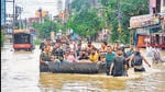 Flooding and water-logging in parts of Assam eased marginally with relatively lower precipitation across the affected areas of the state on Friday, but 10 fresh deaths, including those of 4 children, were reported. (ANI) Flooding and water-logging in parts of Assam eased marginally with relatively lower precipitation across the affected areas of the state on Friday, but 10 fresh deaths, including those of 4 children, were reported. (ANI)